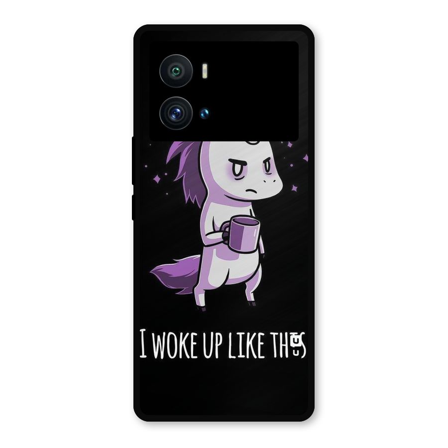 Unicorn Morning Metal Back Case for iQOO 9 Pro