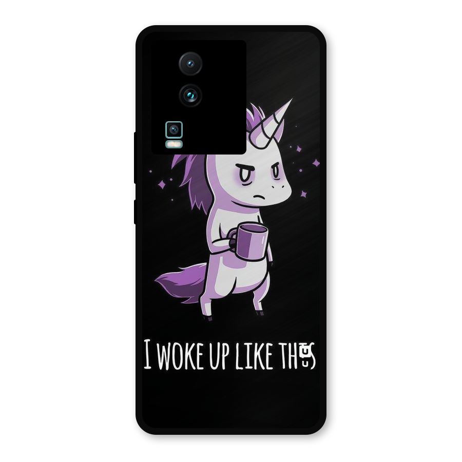 Unicorn Morning Metal Back Case for iQOO Neo 7 Pro