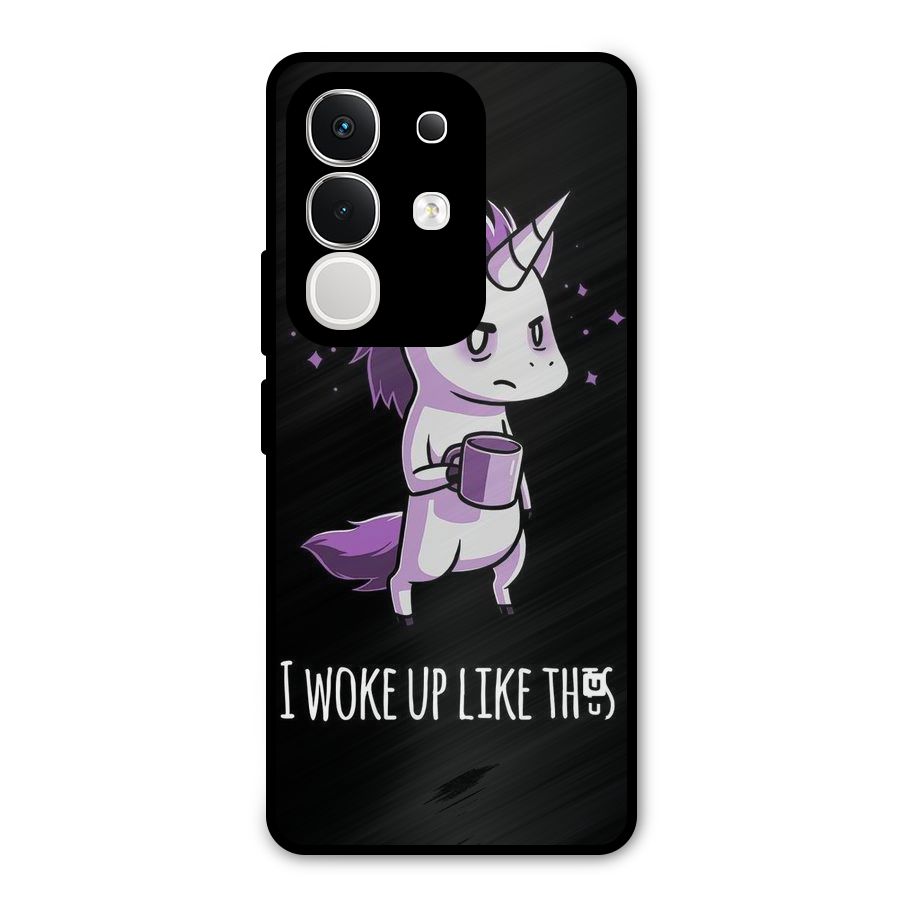 Unicorn Morning Metal Back Case for iQOO Z10x