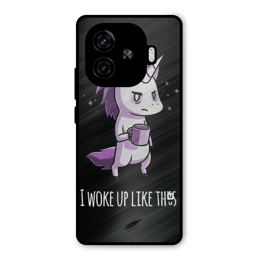Unicorn Morning Metal Back Case for iQOO Z9 Turbo