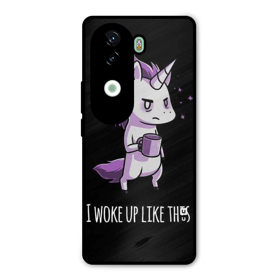 Unicorn Morning Metal Back Case for iQOO Z9s