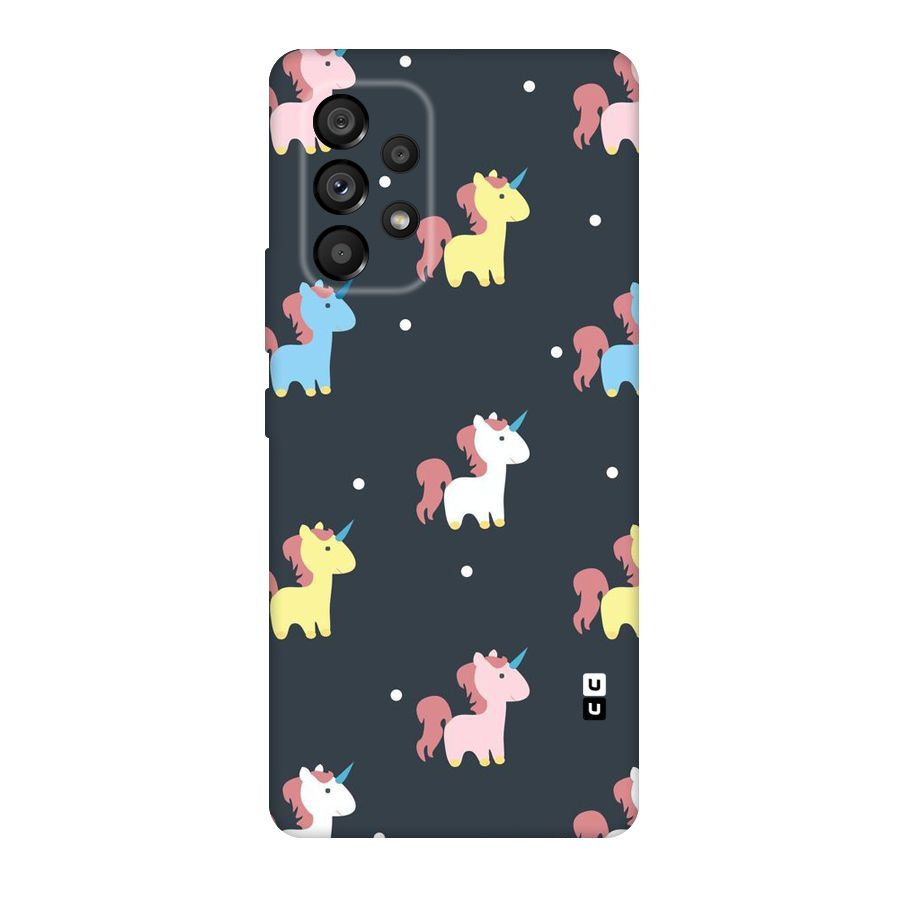 Unicorn Pattern Original Polycarbonate Back Case for Galaxy A53 5G