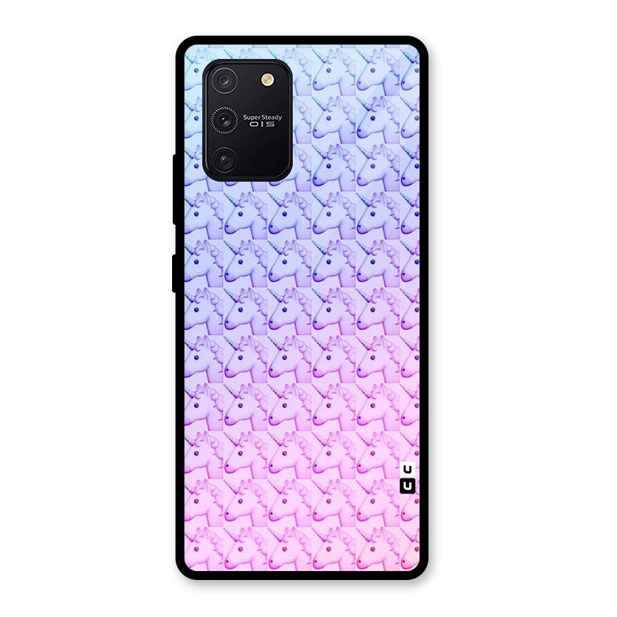 Unicorn Shade Glass Back Case for Galaxy S10 Lite