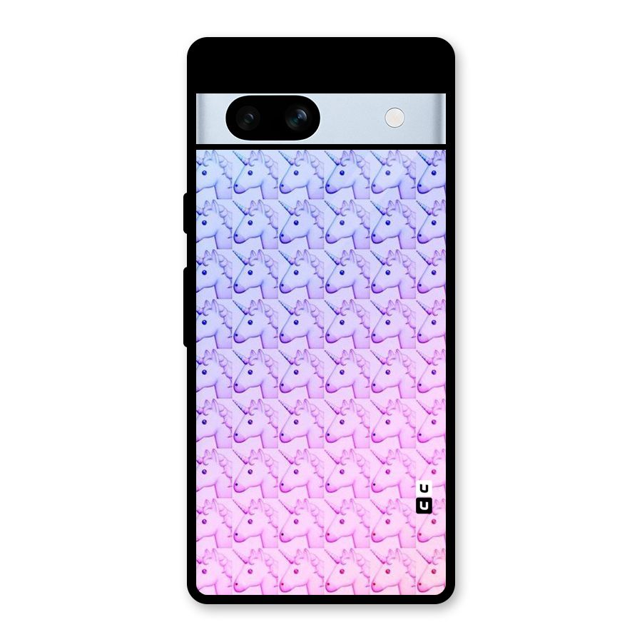 Unicorn Shade Glass Back Case for Google Pixel 7a