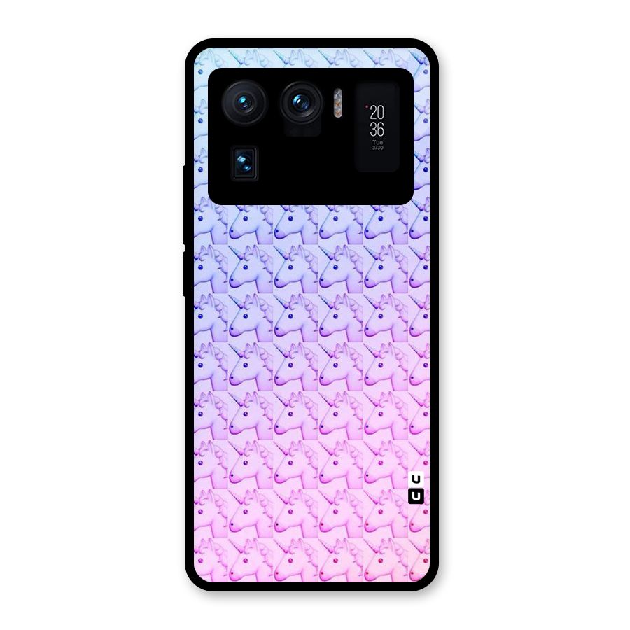 Unicorn Shade Glass Back Case for Mi 11 Ultra