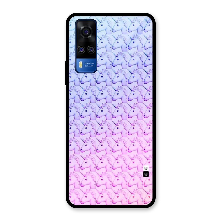 Unicorn Shade Glass Back Case for Vivo Y31