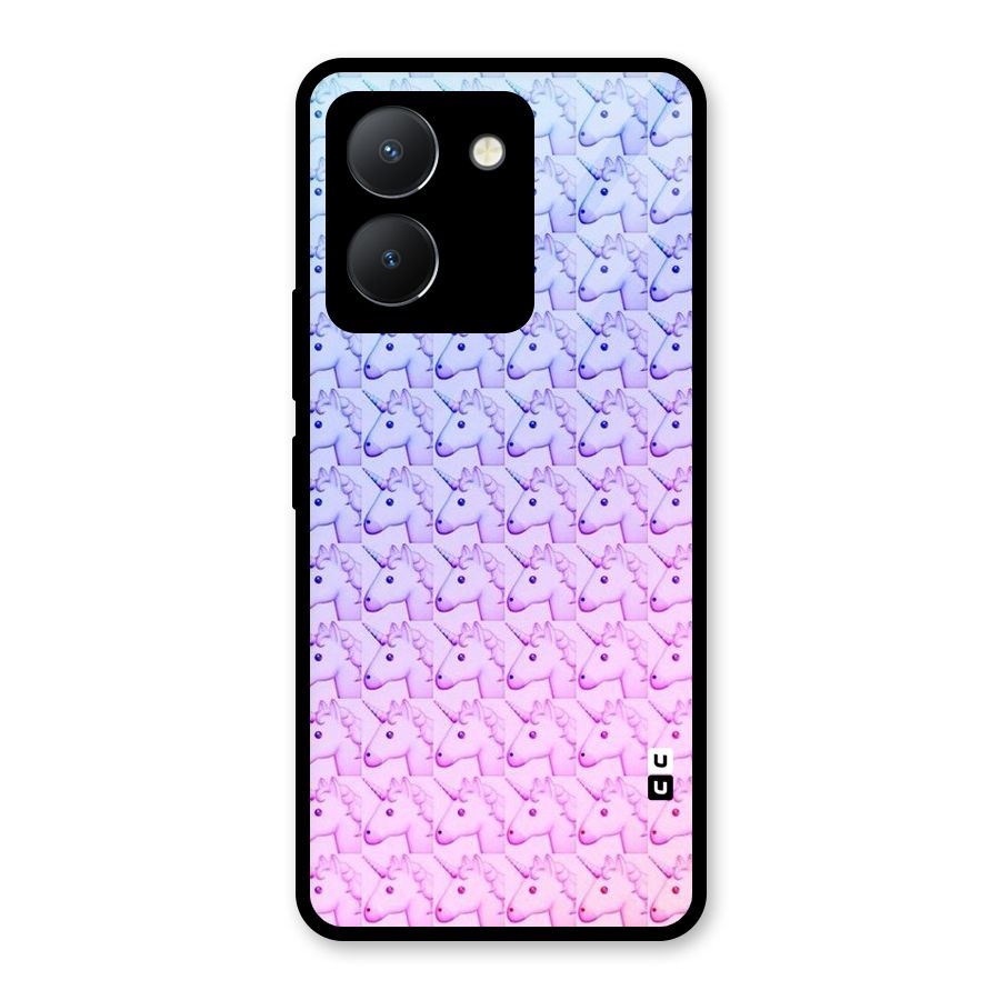 Unicorn Shade Glass Back Case for Vivo Y36