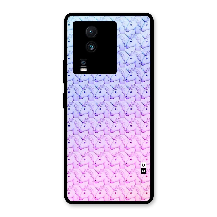 Unicorn Shade Glass Back Case for Vivo iQOO Neo 7 Pro