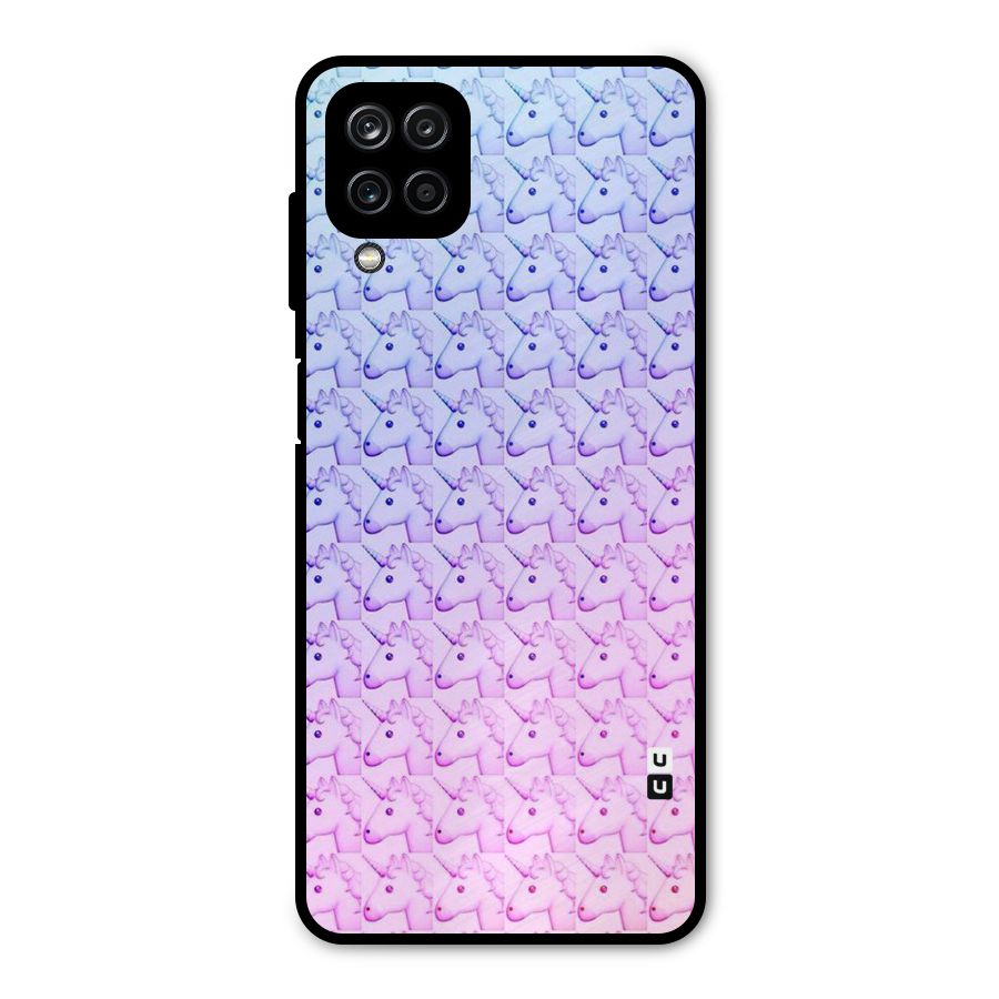 Unicorn Shade Metal Back Case for Galaxy A12