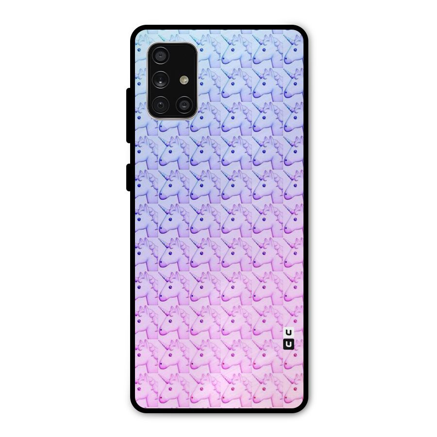 Unicorn Shade Metal Back Case for Galaxy A71