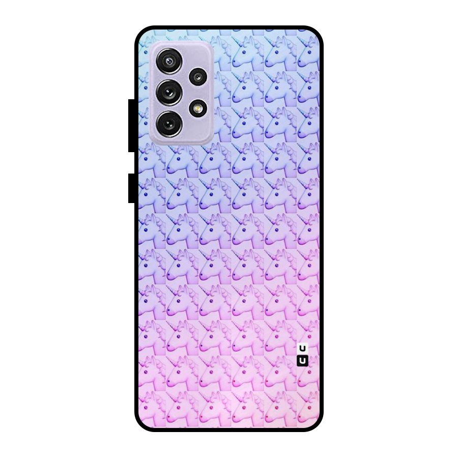 Unicorn Shade Metal Back Case for Galaxy A72