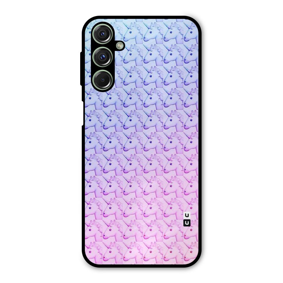 Unicorn Shade Metal Back Case for Galaxy F34