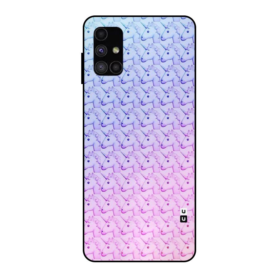 Unicorn Shade Metal Back Case for Galaxy M51
