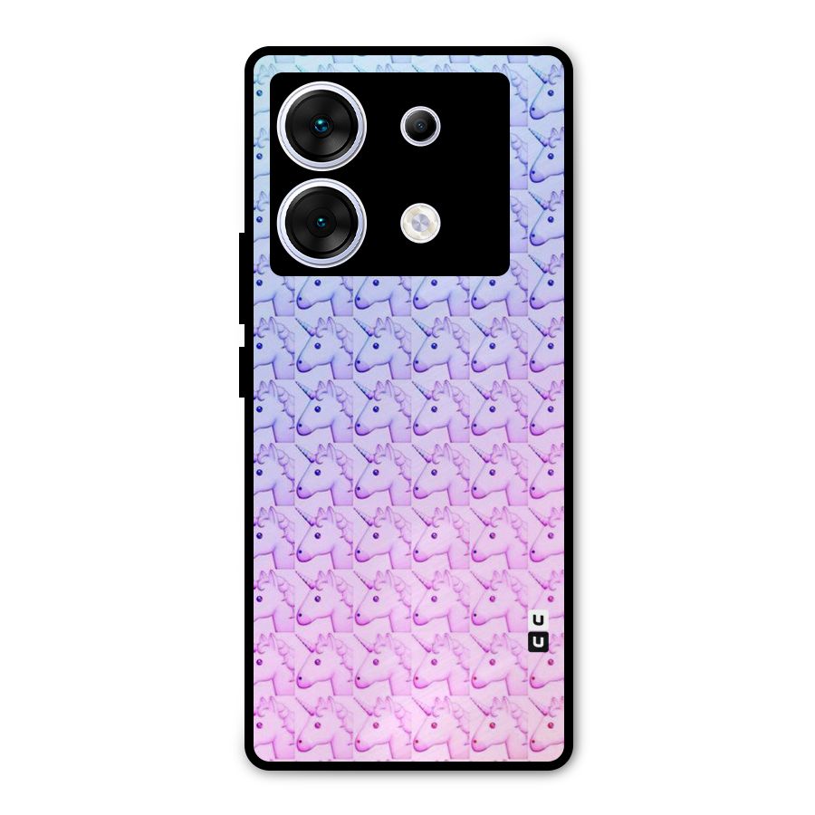 Unicorn Shade Metal Back Case for Infinix Zero 30 5G