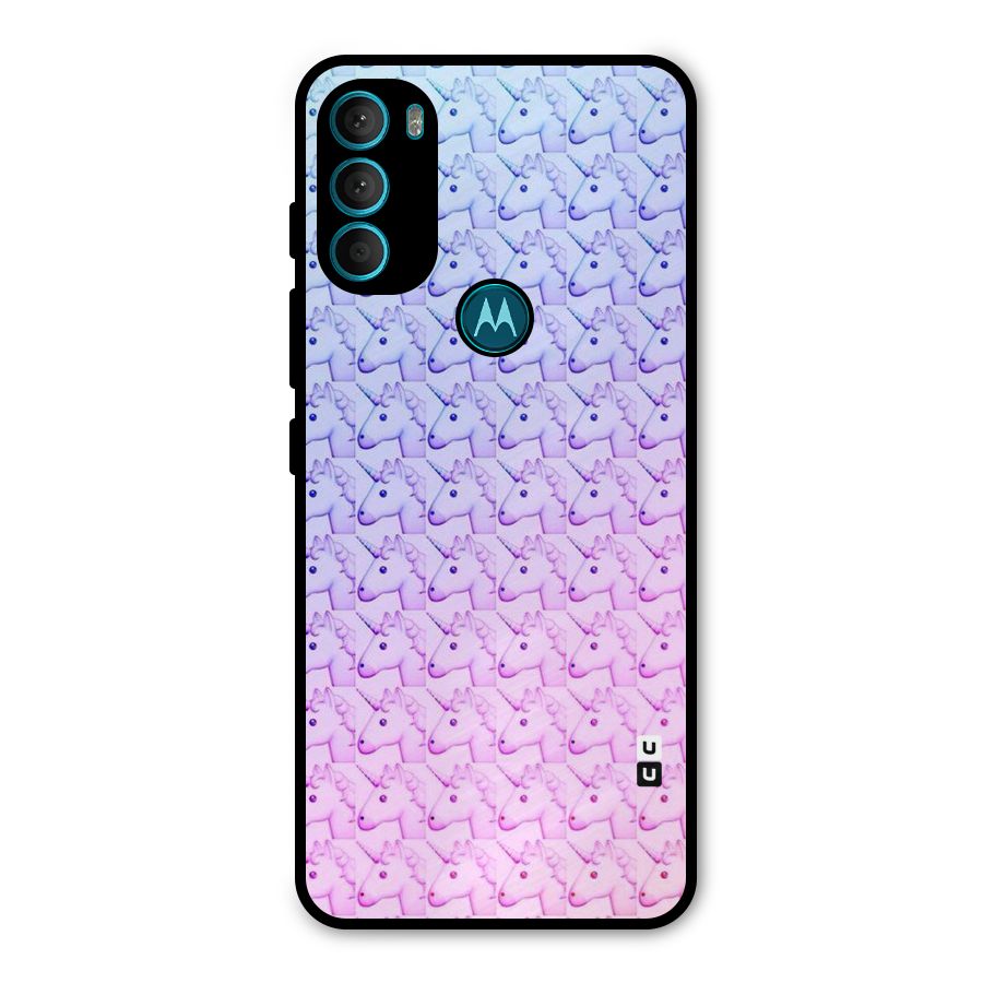 Unicorn Shade Metal Back Case for Moto G71 5G