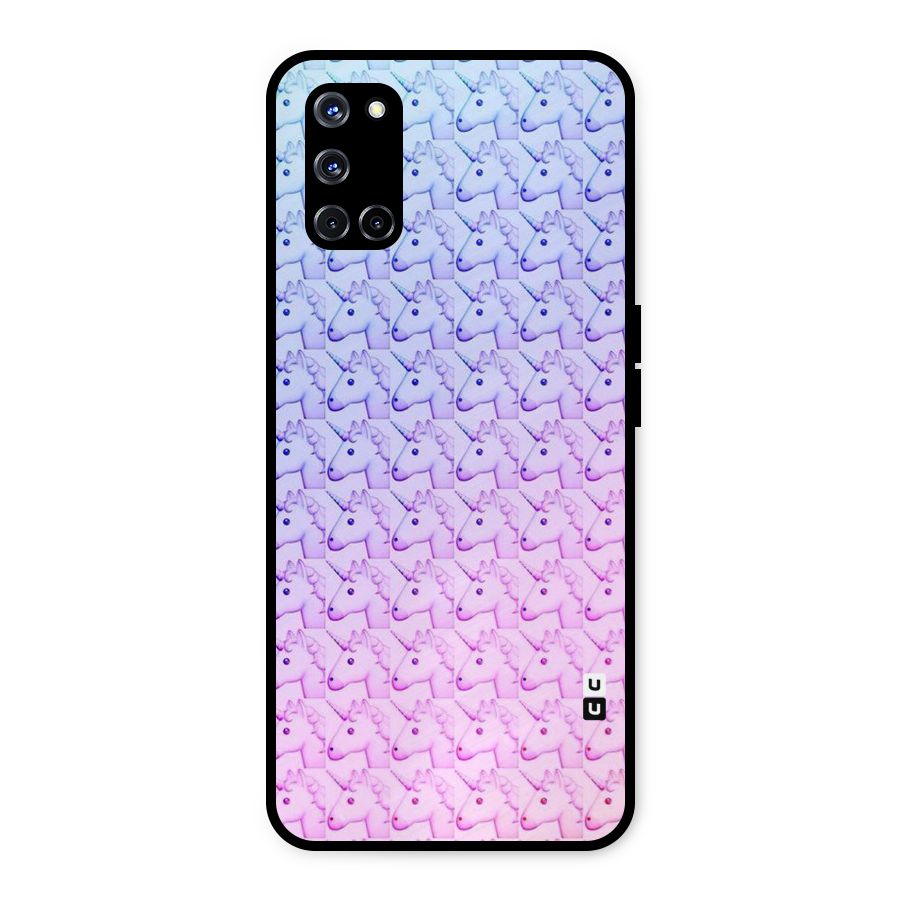 Unicorn Shade Metal Back Case for Oppo A52