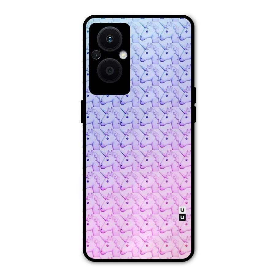 Unicorn Shade Metal Back Case for Oppo F21 Pro 5G