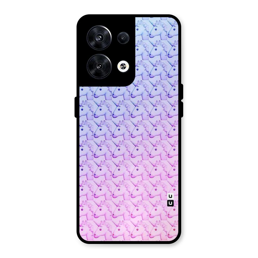 Unicorn Shade Metal Back Case for Oppo Reno8 5G