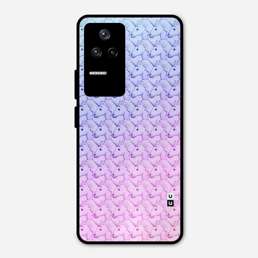 Unicorn Shade Metal Back Case for Poco F4 5G