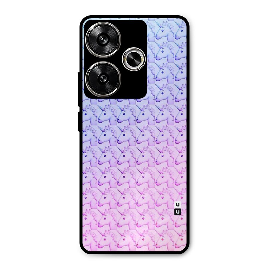 Unicorn Shade Metal Back Case for Poco F6