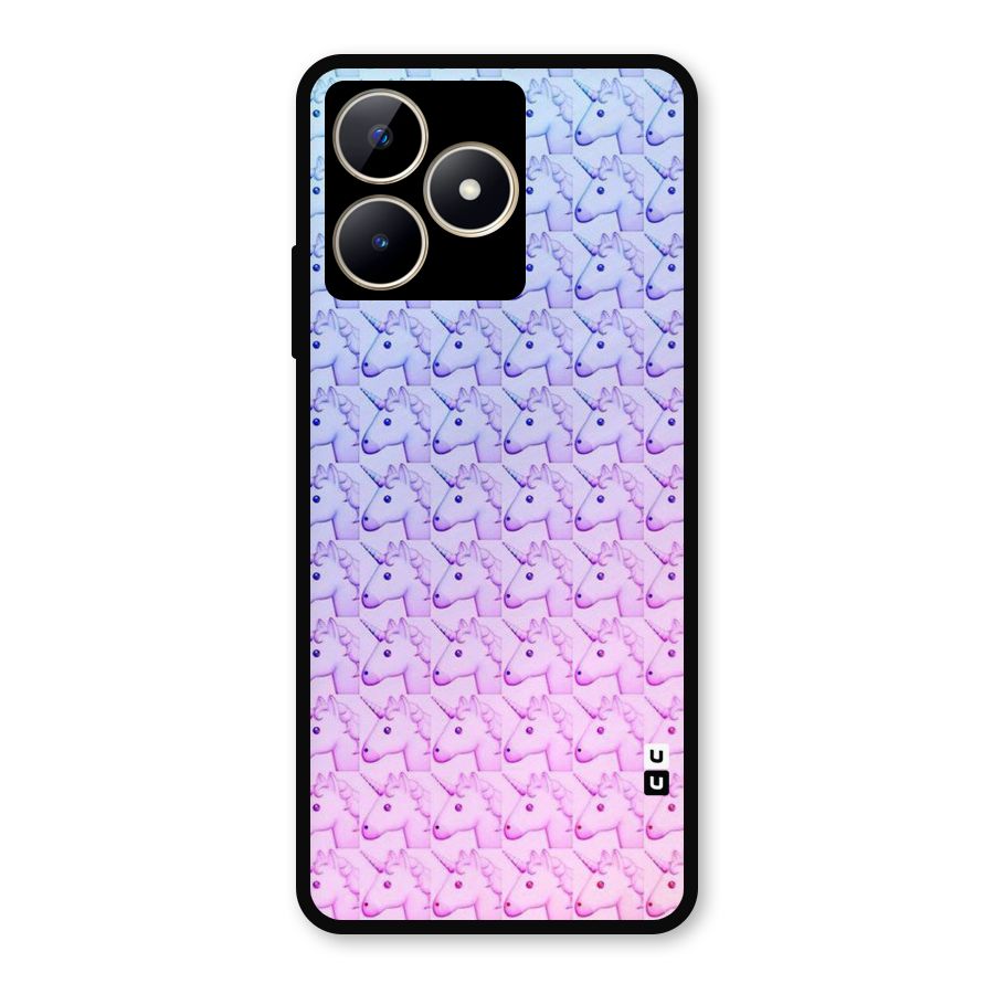 Unicorn Shade Metal Back Case for Realme Narzo N53