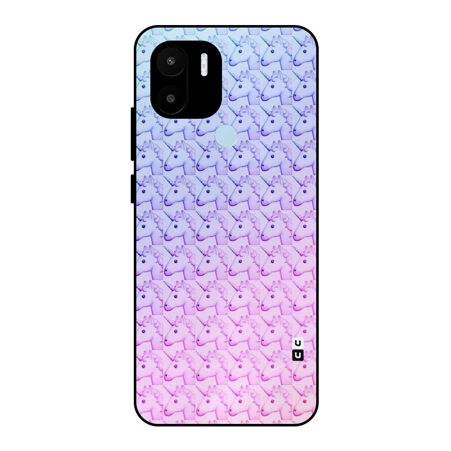 Unicorn Shade Metal Back Case for Redmi A2+