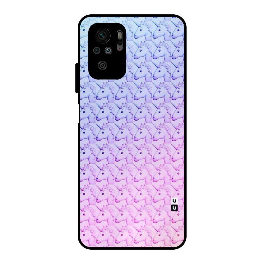 Unicorn Shade Metal Back Case for Redmi Note 10S