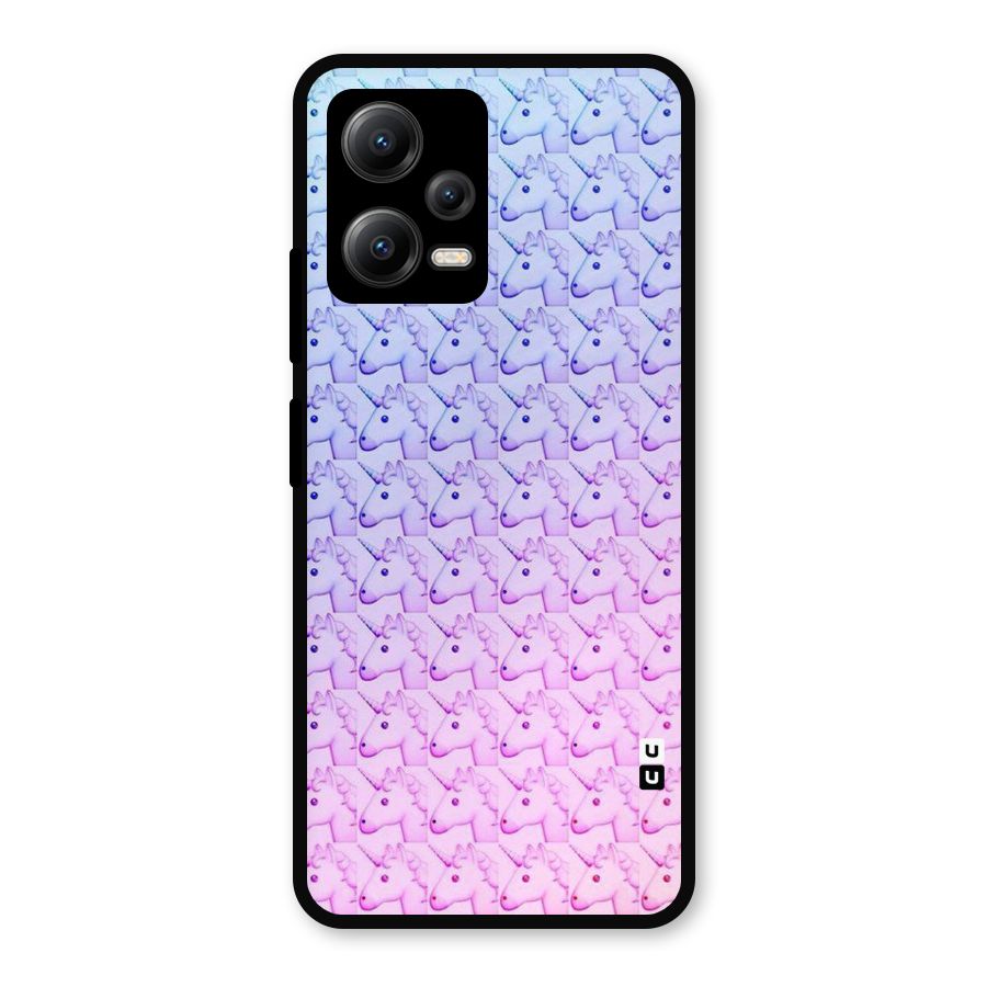 Unicorn Shade Metal Back Case for Redmi Note 12 5G
