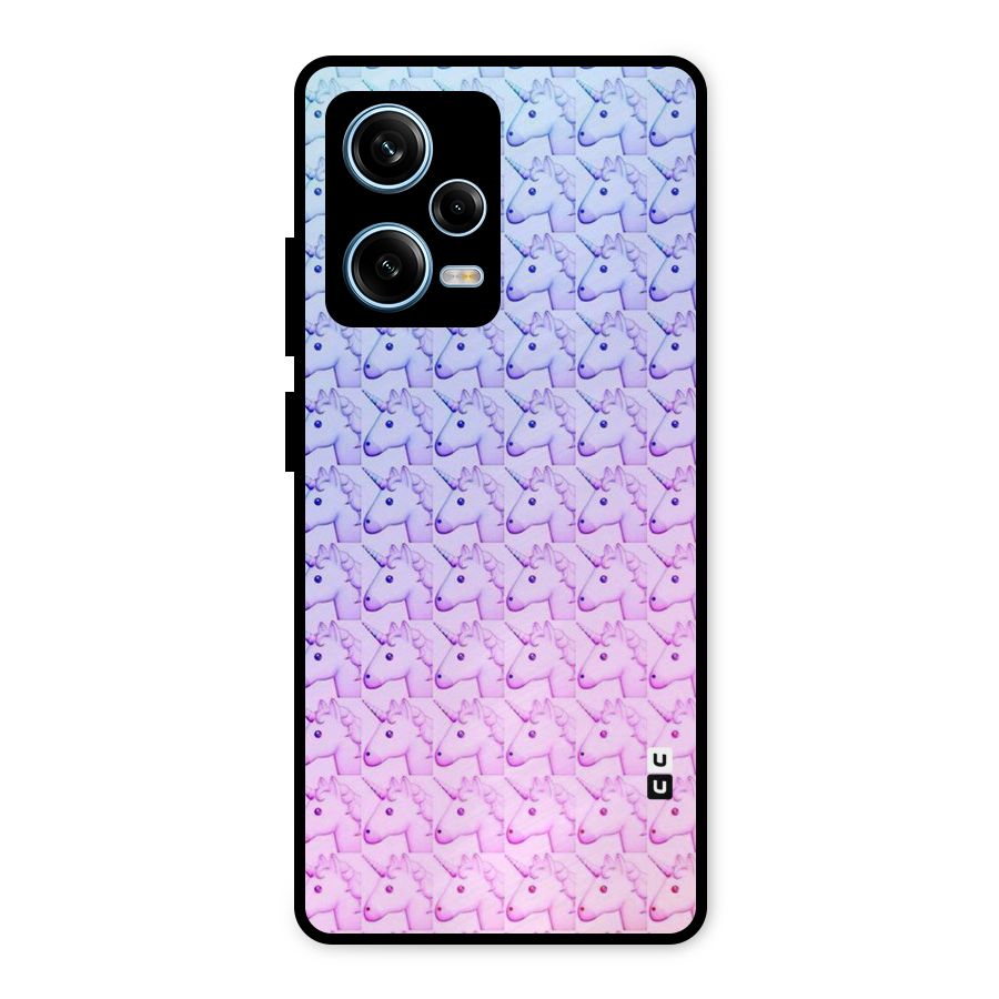 Unicorn Shade Metal Back Case for Redmi Note 12 Pro