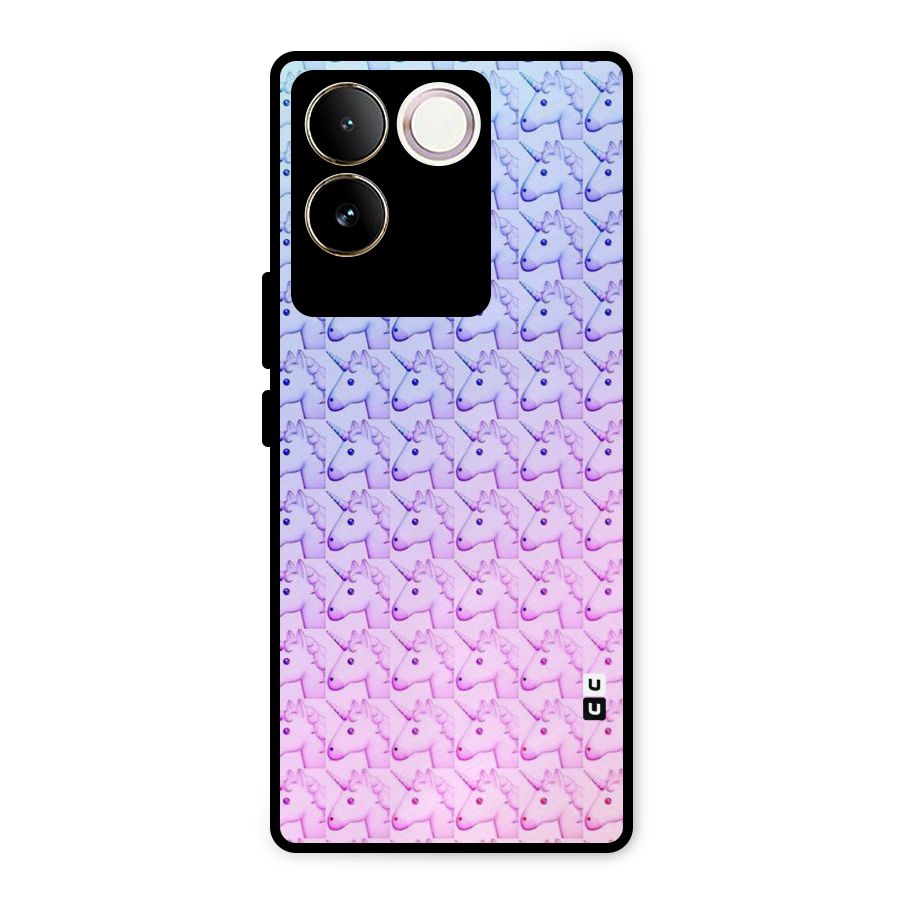 Unicorn Shade Metal Back Case for Vivo T2 Pro