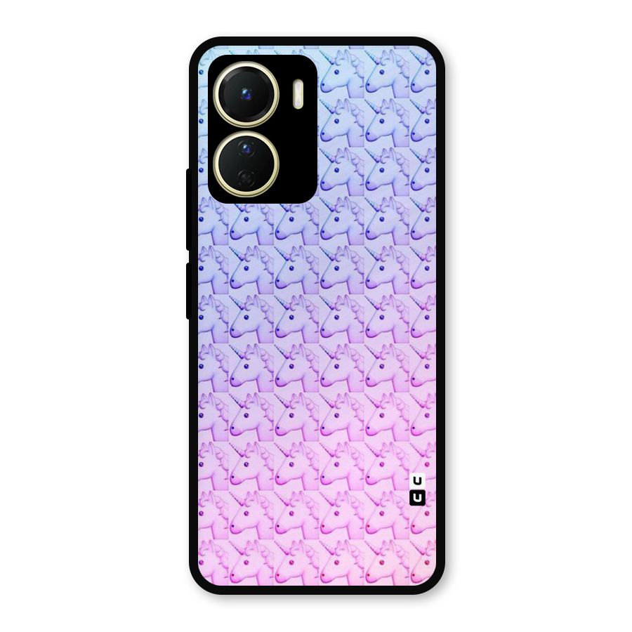 Unicorn Shade Metal Back Case for Vivo T2x