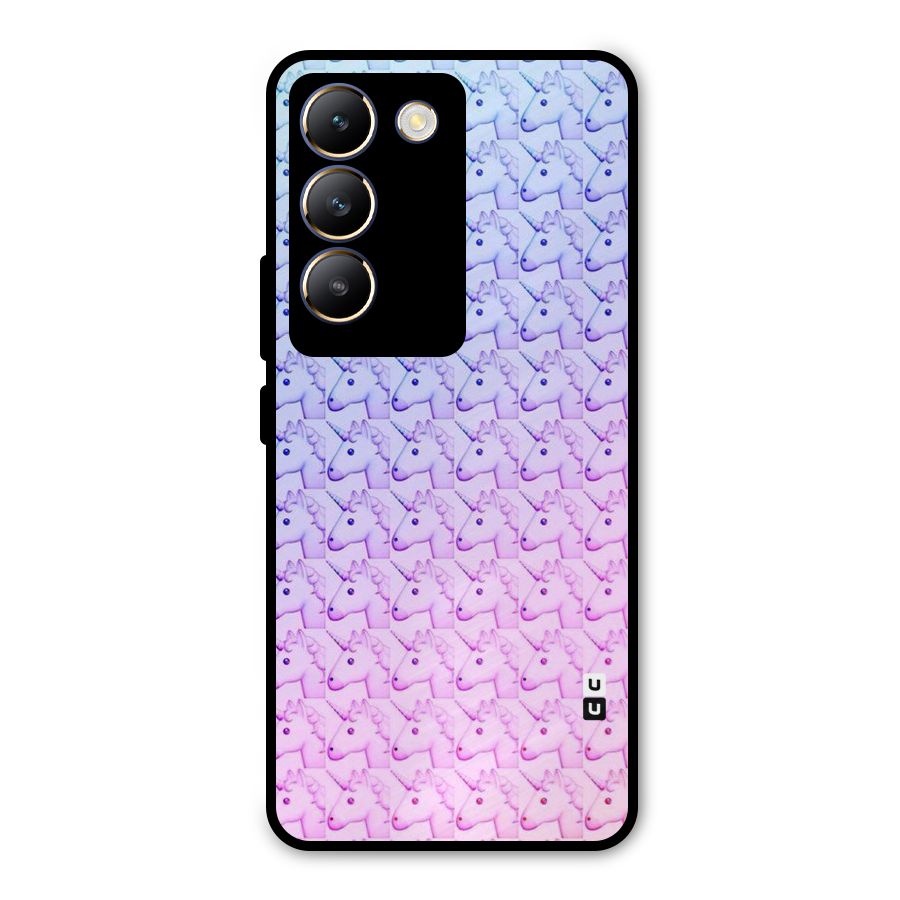Unicorn Shade Metal Back Case for Vivo T3 5G