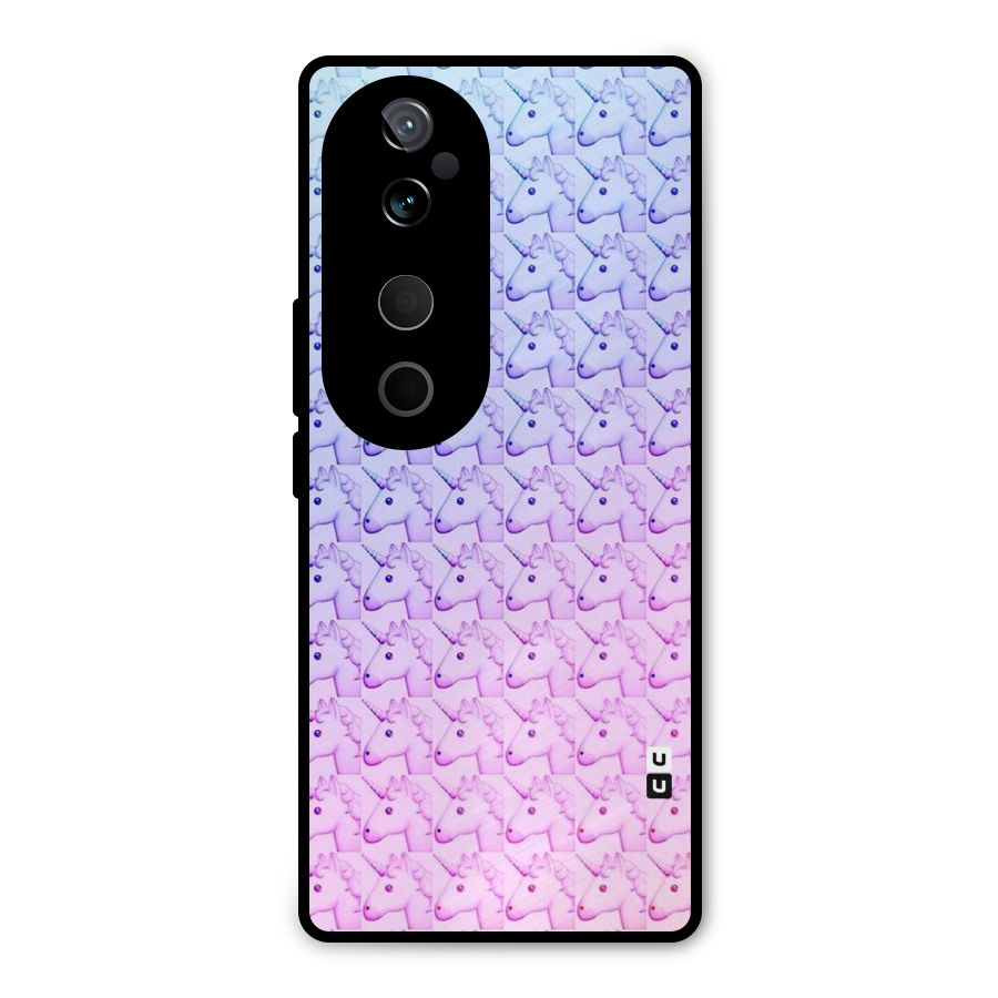 Unicorn Shade Metal Back Case for Vivo T3 Ultra