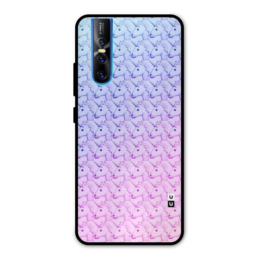 Unicorn Shade Metal Back Case for Vivo V15 Pro