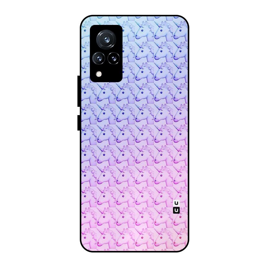 Unicorn Shade Metal Back Case for Vivo V21 5G