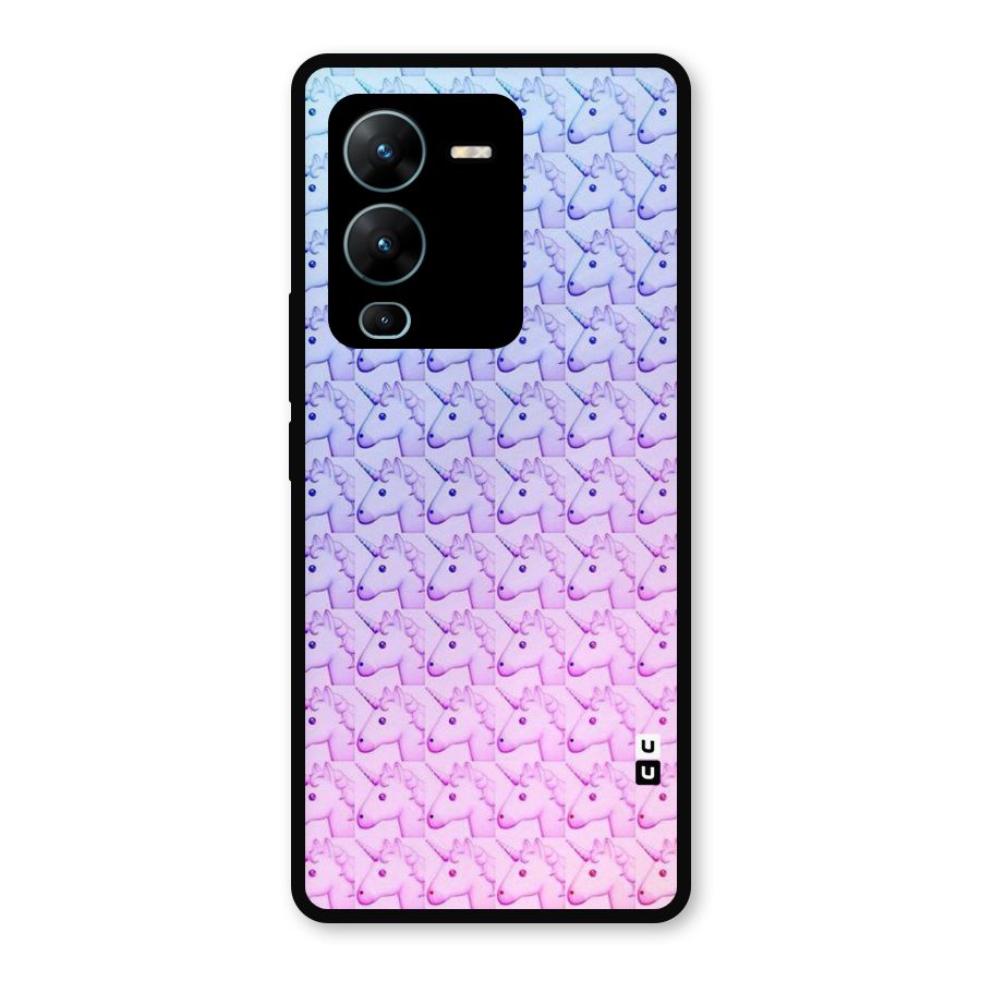 Unicorn Shade Metal Back Case for Vivo V25 Pro