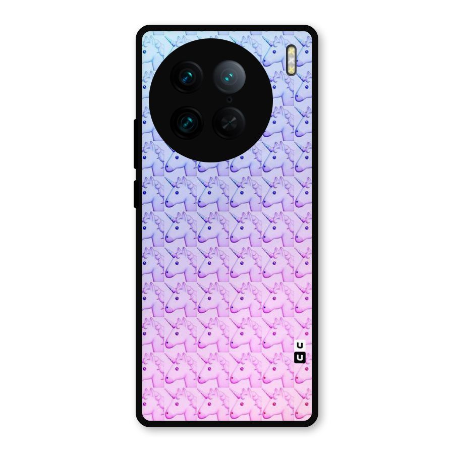 Unicorn Shade Metal Back Case for Vivo X90 Pro