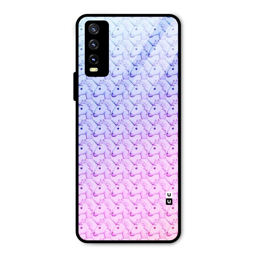 Unicorn Shade Metal Back Case for Vivo Y20 2021