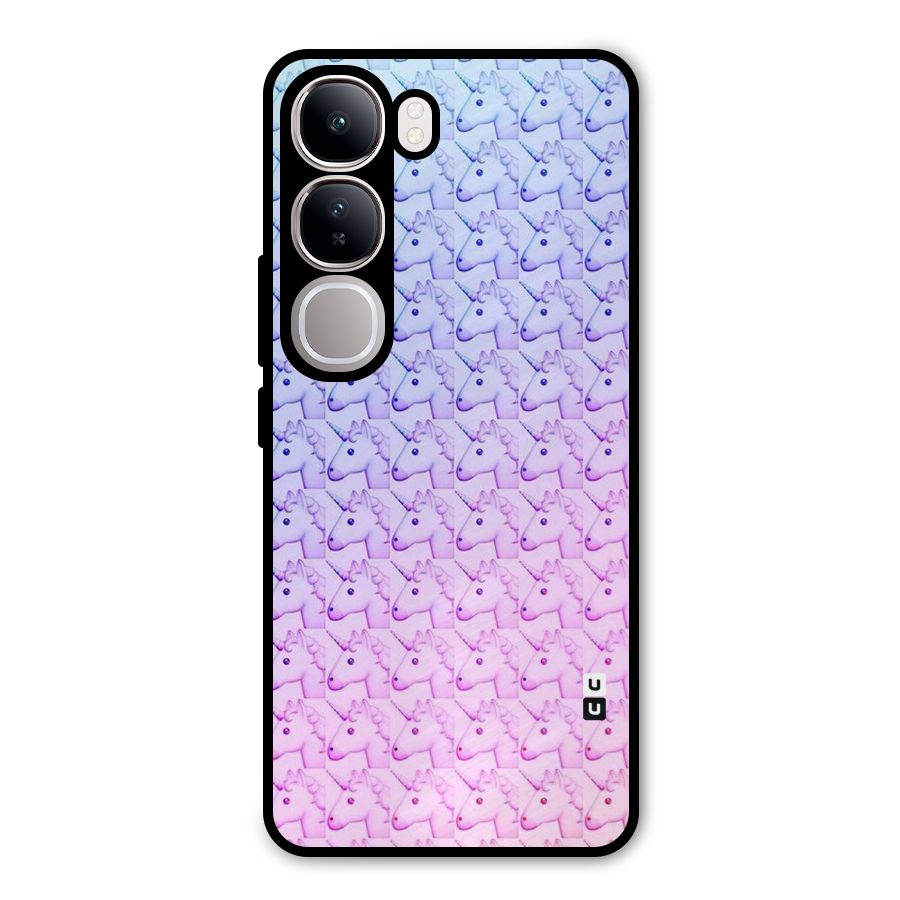 Unicorn Shade Metal Back Case for Vivo Y300