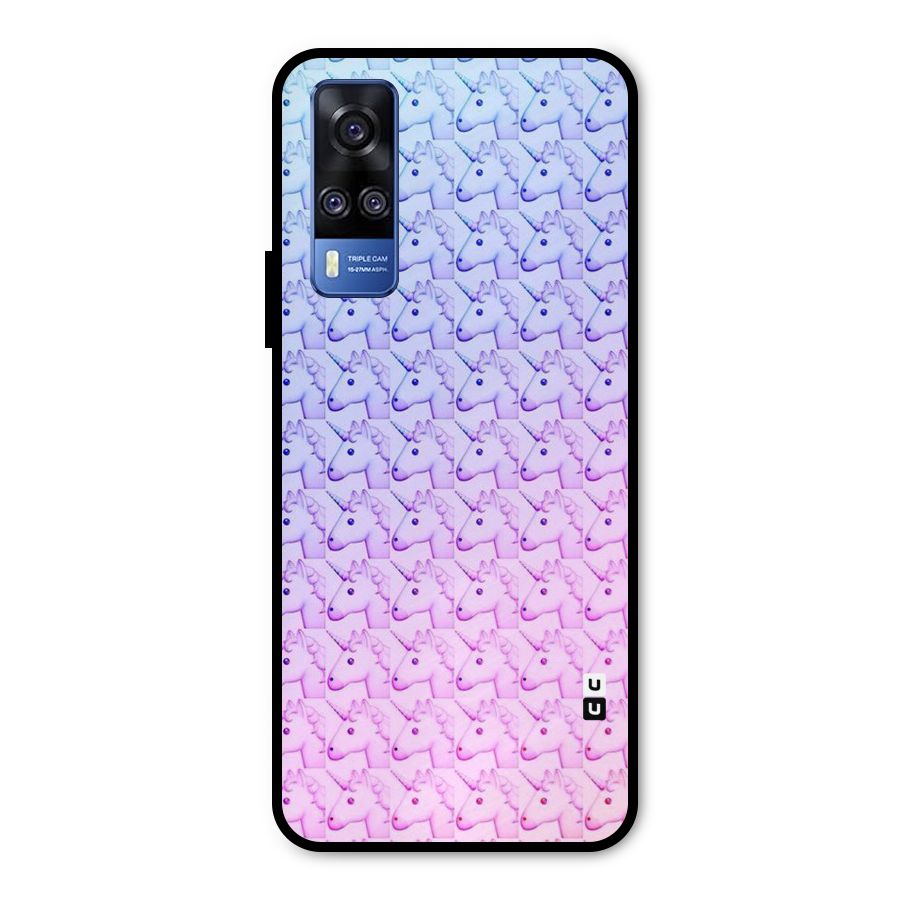 Unicorn Shade Metal Back Case for Vivo Y31