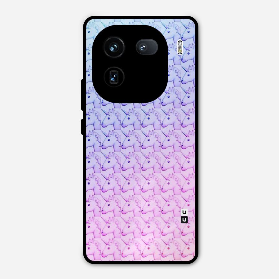 Unicorn Shade Metal Back Case for iQOO 12