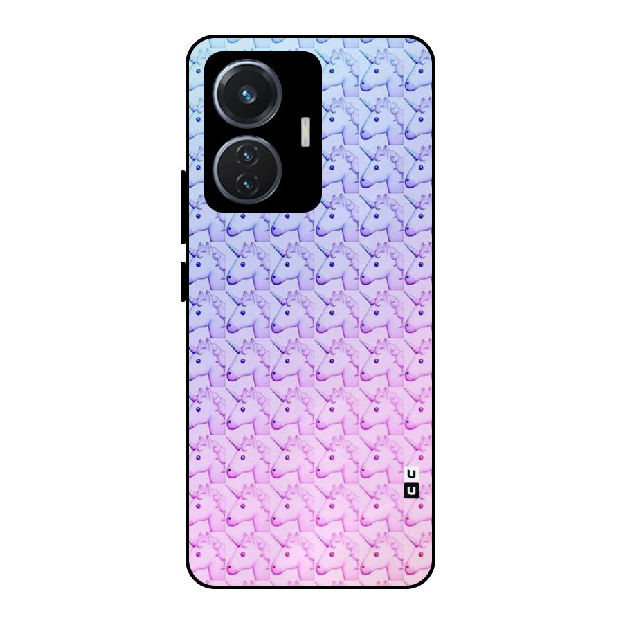 Unicorn Shade Metal Back Case for iQOO Z6 44W