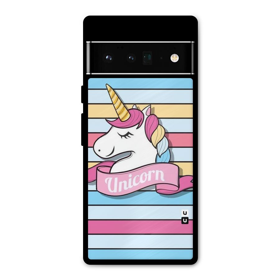 Unicorn Stripes Metal Back Case for Google Pixel 6 Pro