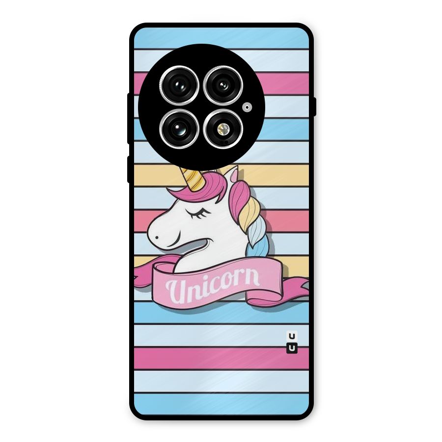 Unicorn Stripes Metal Back Case for OnePlus 13
