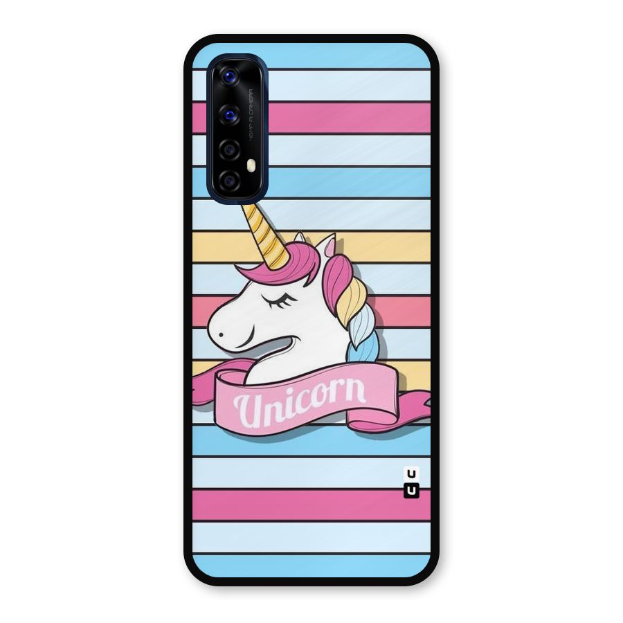 Unicorn Stripes Metal Back Case for Realme Narzo 20 Pro