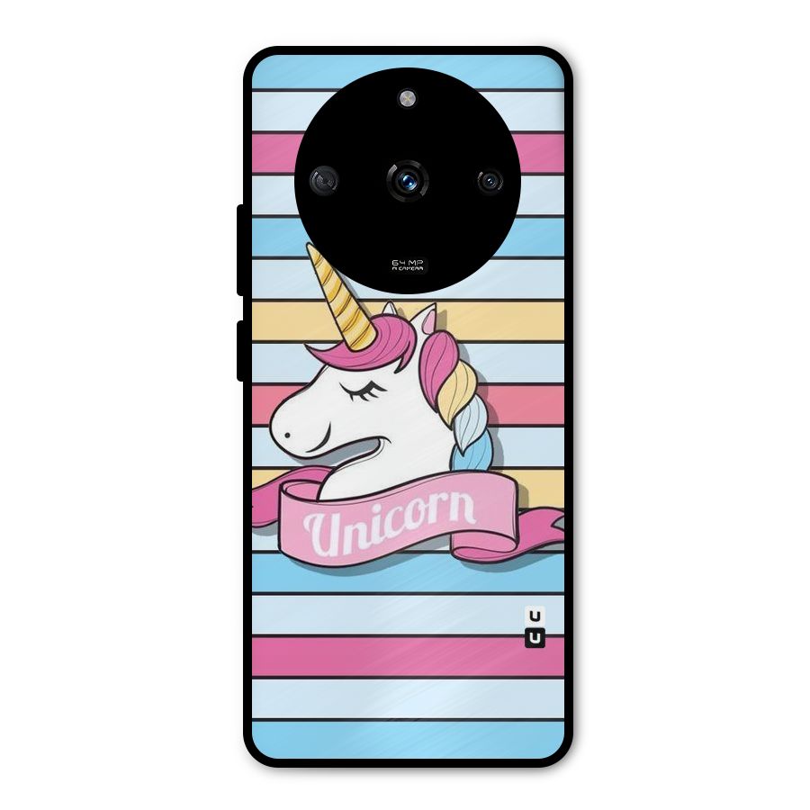 Unicorn Stripes Metal Back Case for Realme Narzo 60 5G