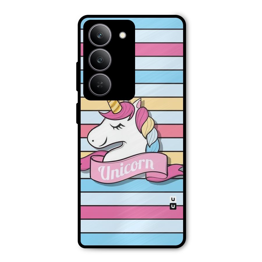 Unicorn Stripes Metal Back Case for Realme P3x