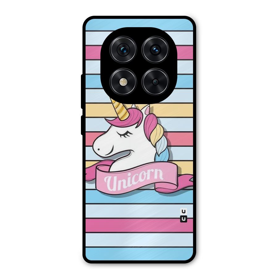 Unicorn Stripes Metal Back Case for Redmi Note 14 Pro 5G