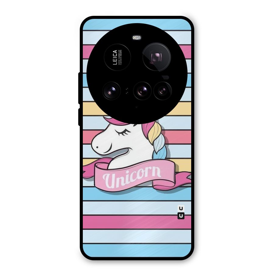 Unicorn Stripes Metal Back Case for Xiaomi 15 Ultra