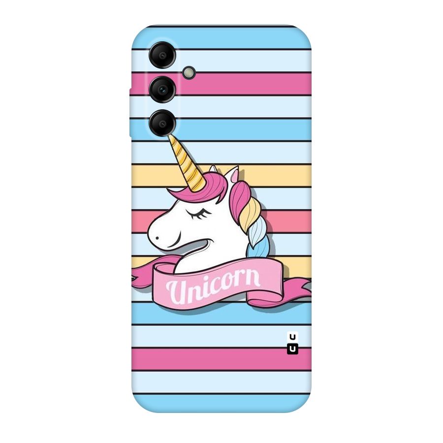 Unicorn Stripes Original Polycarbonate Back Case for Galaxy A14 5G